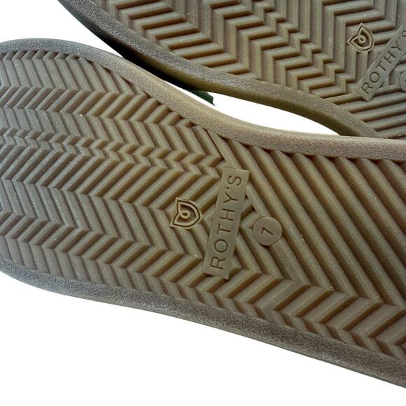 Rothy's The Lace Up Sneaker Shoes Knit Spearmint Light Green Size US 7 - Picture 13 of 14